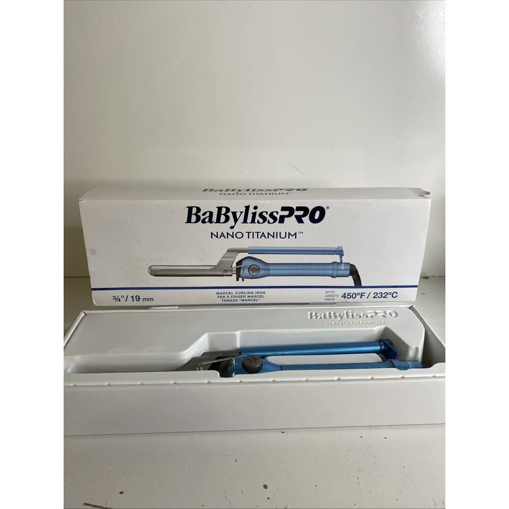 BaByliss Pro Nano Titanium Marcel Curling Iron 3/4 - See Pics